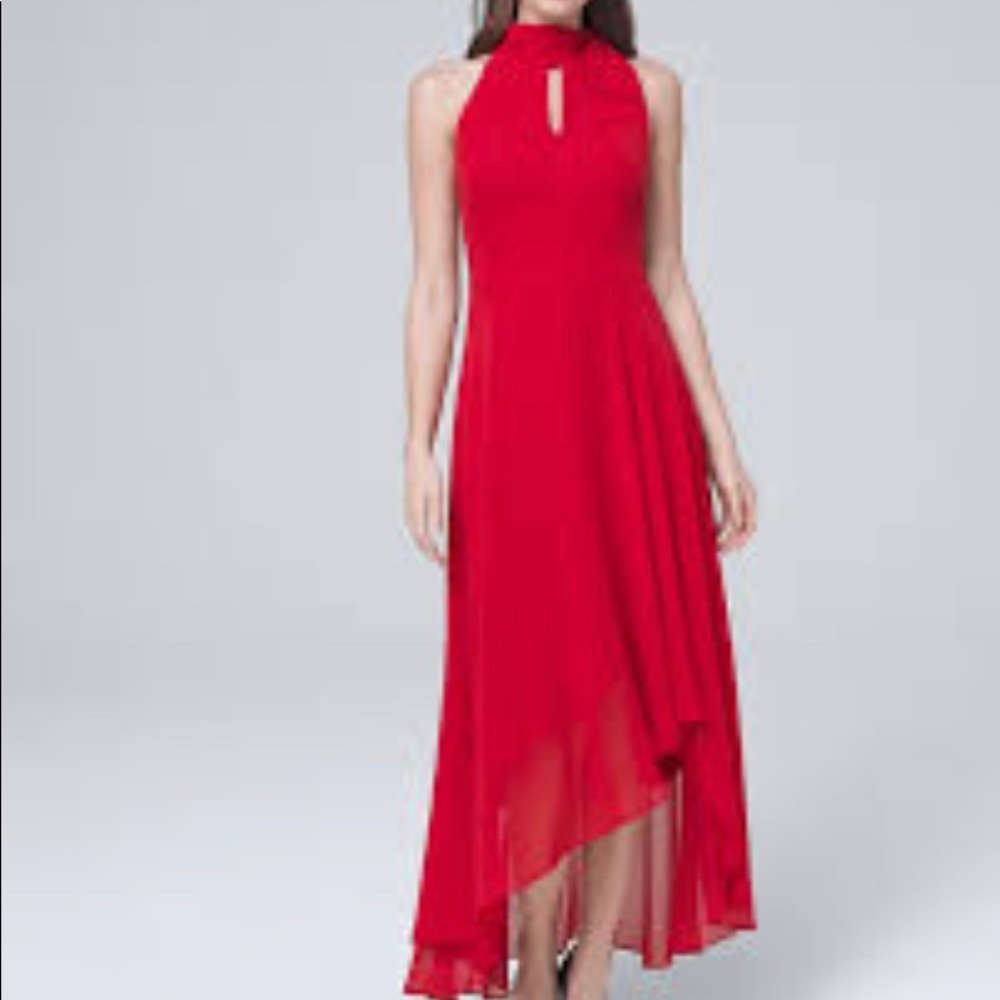 Red White House Black Market dress. Worn once.